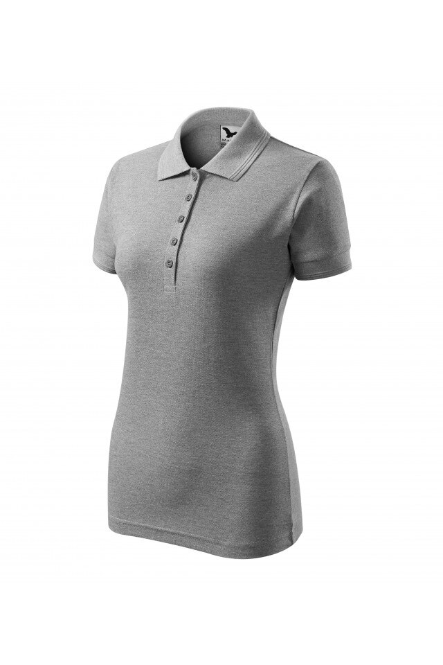Tricou polo pentru dama, Gri inchis, 210-12, Gri