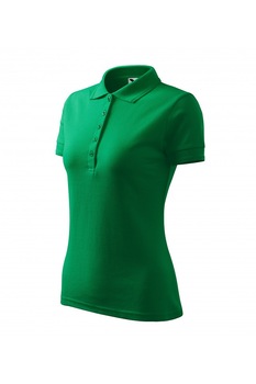 Tricou polo pentru dama, Verde mediu, 210-16, Verde Tricou polo pentru dama, Verde mediu, 210-16, Verde