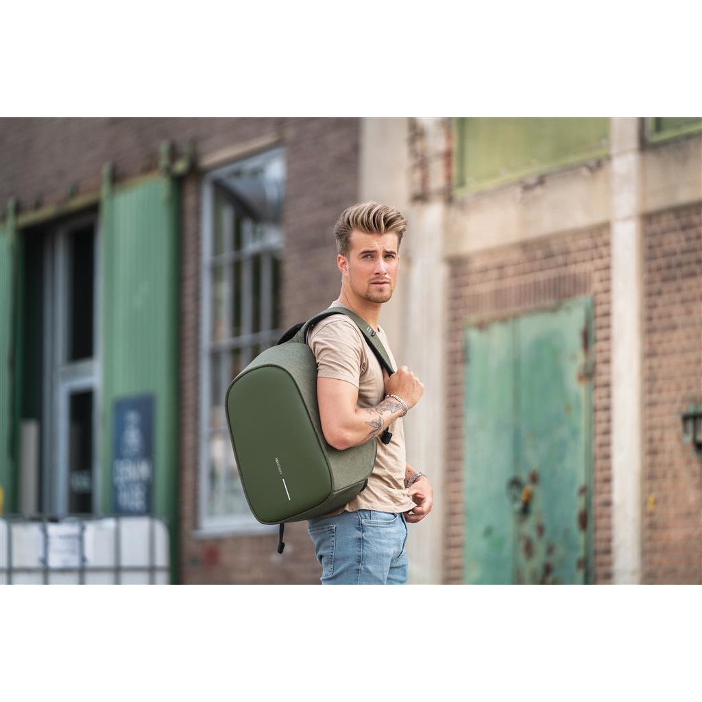 Rucsac Laptop Antifurt Bobby, Hero Regular, 15.6 inch, Verde