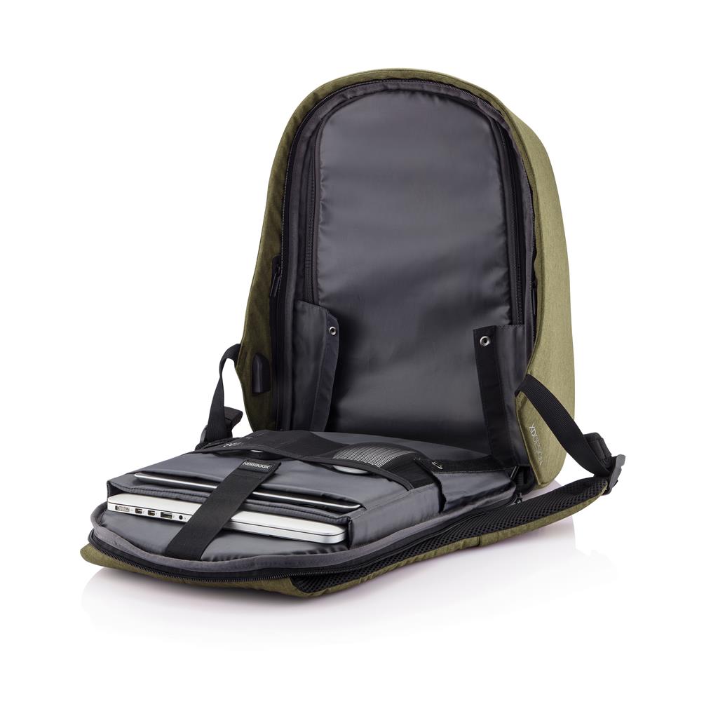 Rucsac Laptop Antifurt Bobby, Hero Regular, 15.6 inch, Verde