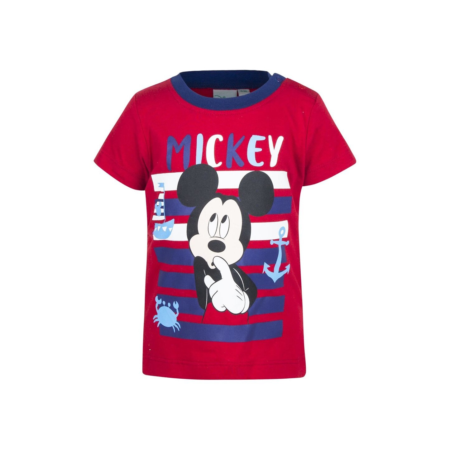 Tricou bebe, rosu, Mickey 74 cm