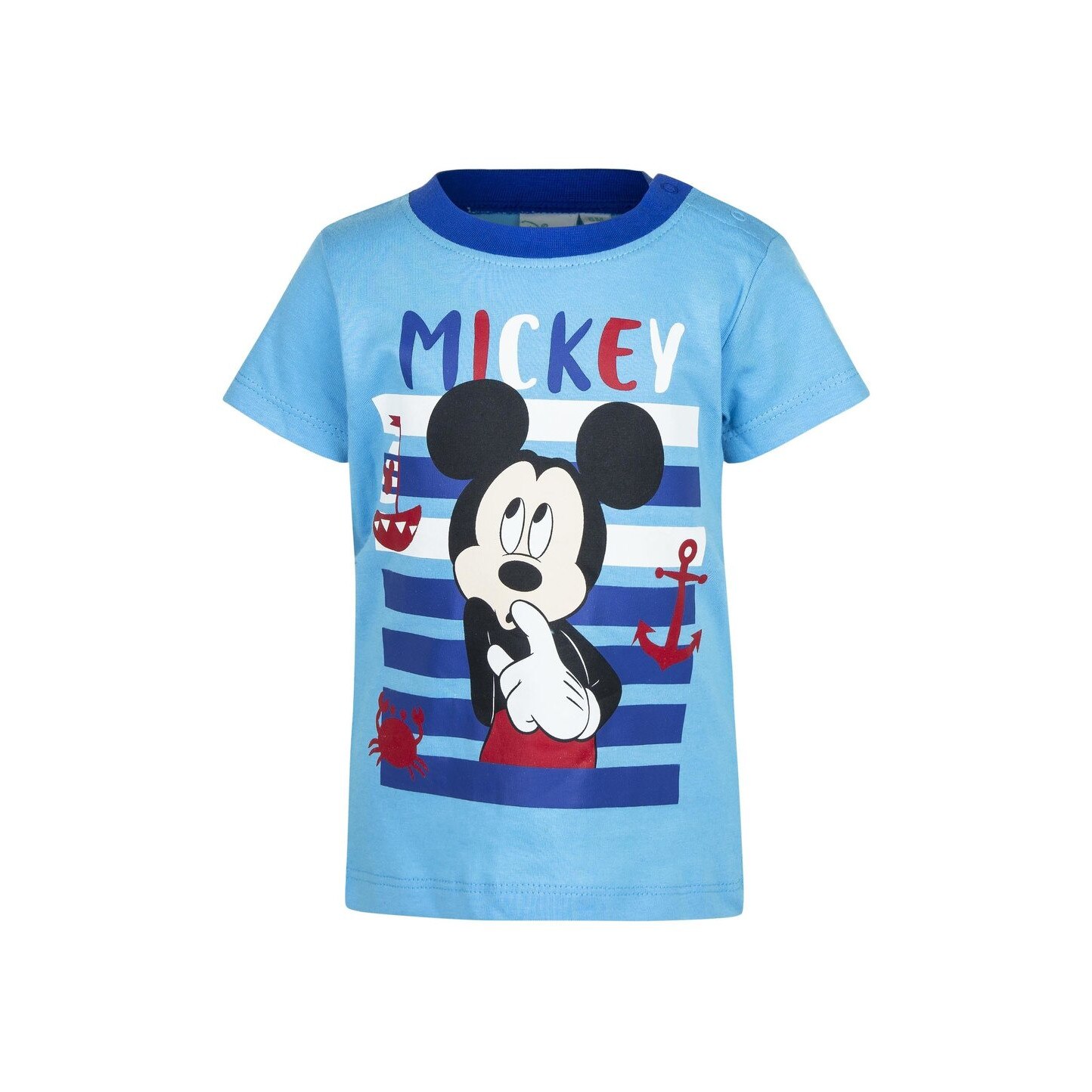 Tricou bebe, albastru, Mickey 74 cm