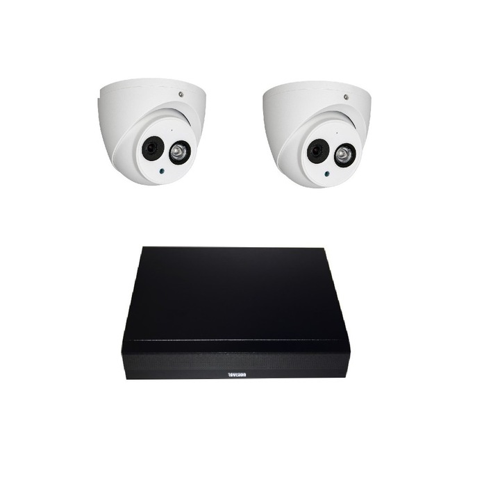 Rovision videó megfigyelő rendszer 2 kamera 2m 50m smart IR IP67