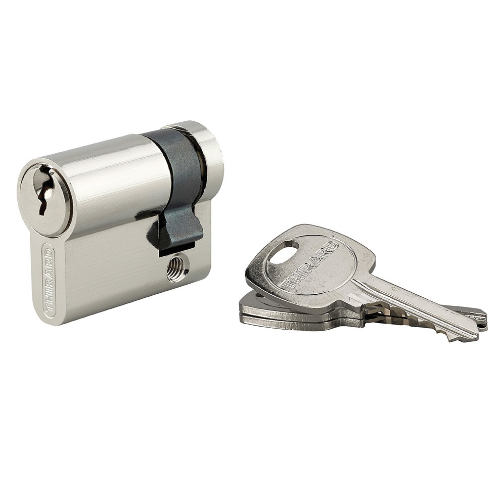 Semi-cilindru Thirard „STD” 30 x 10 mm, din alama nichelata, mecanism cu 5 pini