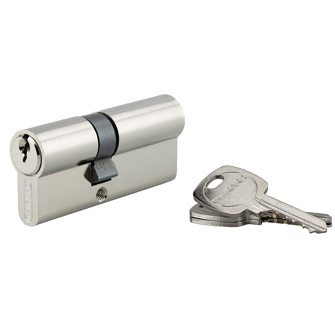 Cilindru standard Thirard „STD” 30 x 40 mm, din alama nichelata, mecanism cu 5 pini