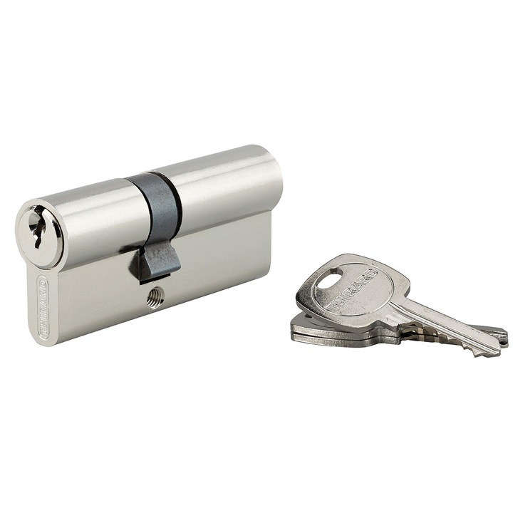 Cilindru standard Thirard „STD” 30 x 40 mm, din alama nichelata, mecanism cu 5 pini