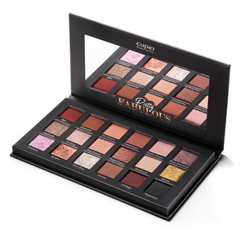 Paleta farduri de ochi Cupio Pretty Fabulous, 18x0.84g Paleta farduri de ochi Cupio Pretty Fabulous, 18x0.84g