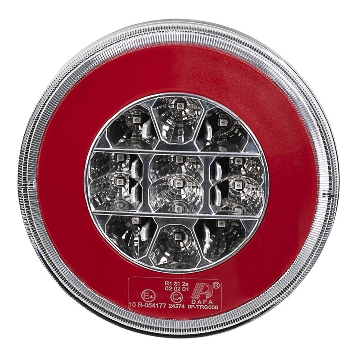 Lampa Spate Flexzon 3 Functii, cu LED, 12-24V, Glow Neon, 14cm Diametru