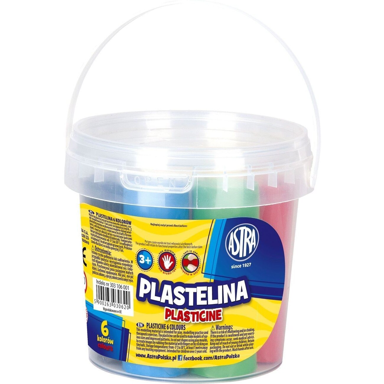 Plastilina 6 culori de cafea Astra