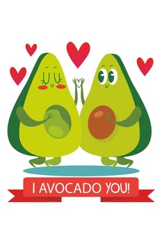 Tricou personalizat, RAYO, I avocado you, Verde, 2XL Tricou personalizat, RAYO, I avocado you, Verde, 2XL