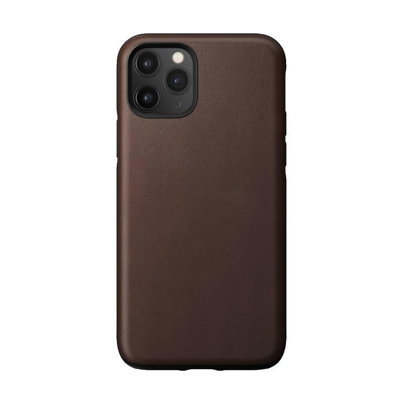 Carcasa din piele naturala NOMAD Rugged iPhone 11 Pro Brown