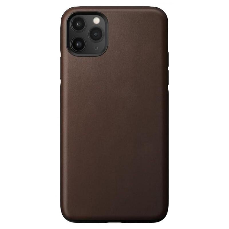 Carcasa din piele naturala NOMAD Rugged iPhone 11 Pro Max Brown