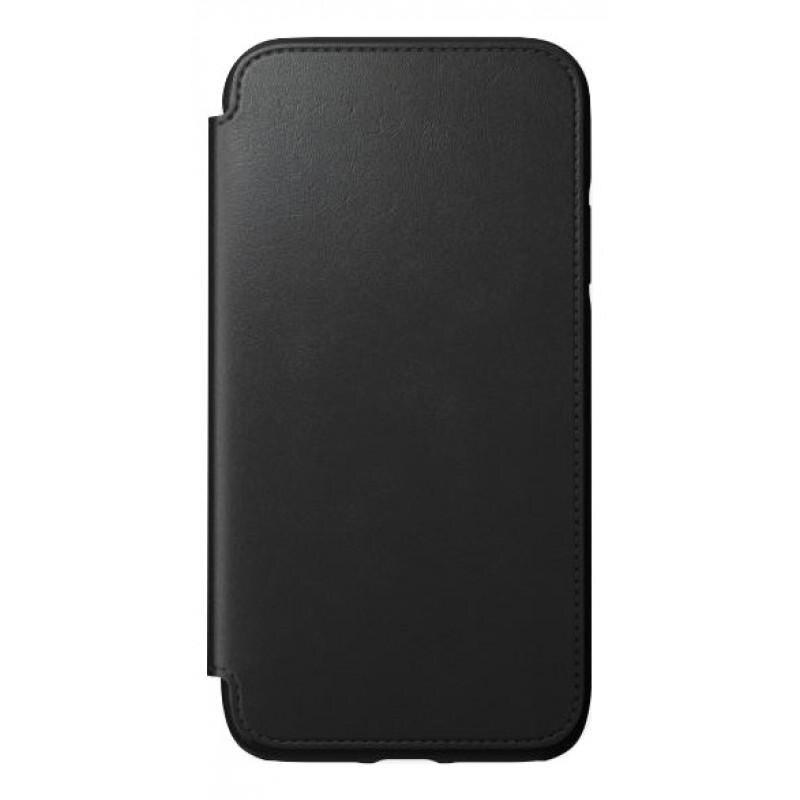 Husa din piele naturala NOMAD Rugged Folio iPhone 11 Black