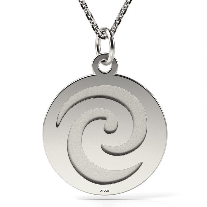 Lánc medállal fehér aranyból, Magic mirage modell