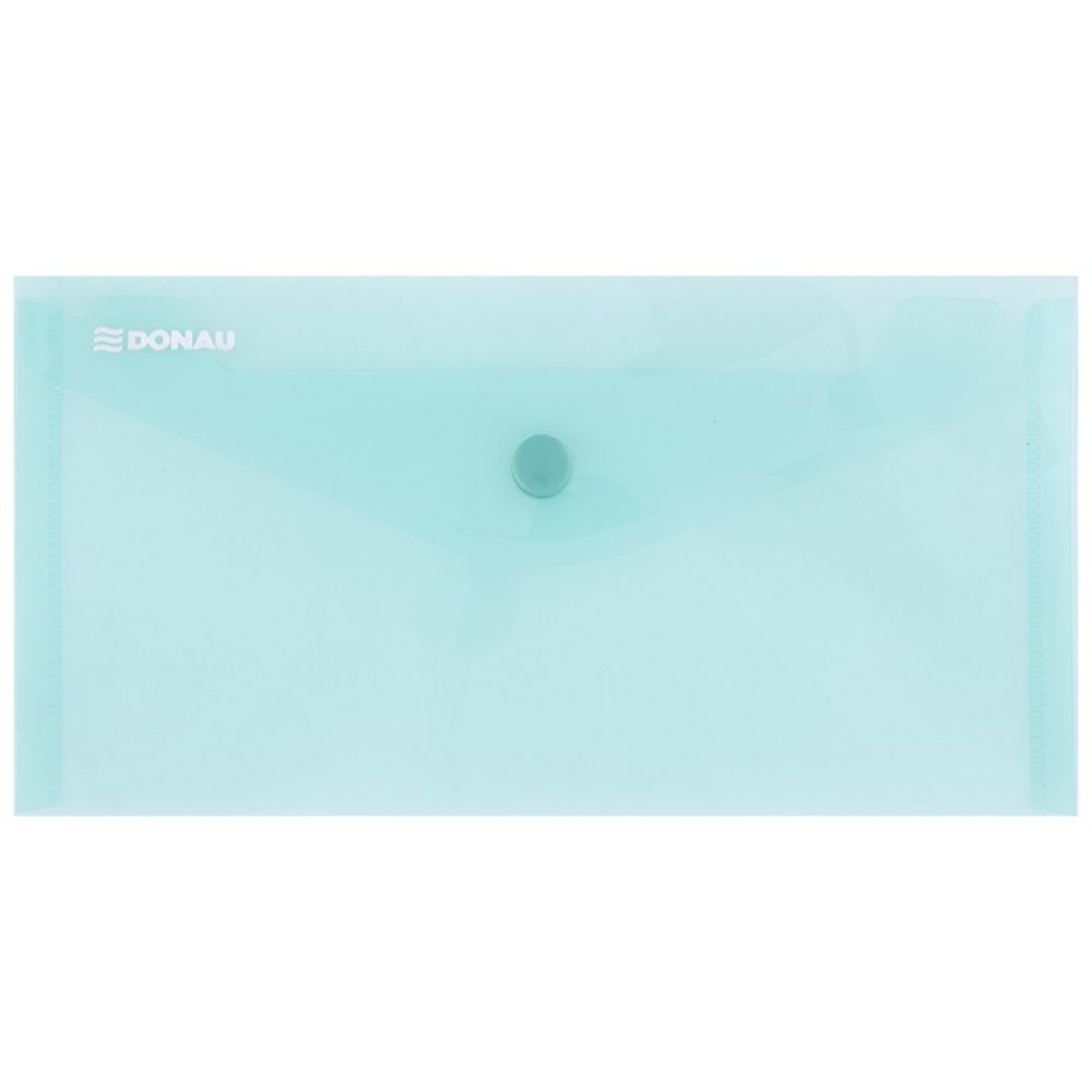 Set 10 Mape din Plastic DL DONAU cu Capsa si Clapeta in V, Dimensiune 225x126 mm, Polipropilena 180 Mic, Culoare Verde