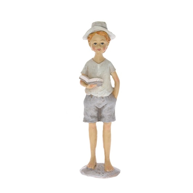 Figurina polirasina, copil in picioare, 17 cm