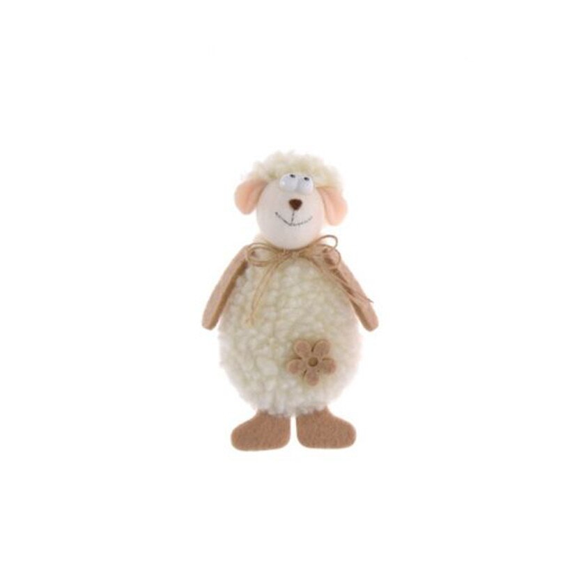 Figurina textila, oita cu agatatoare, 15x6x2.5 cm