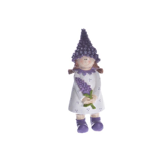 Figurina copil, lavanda, mov, 16 cm