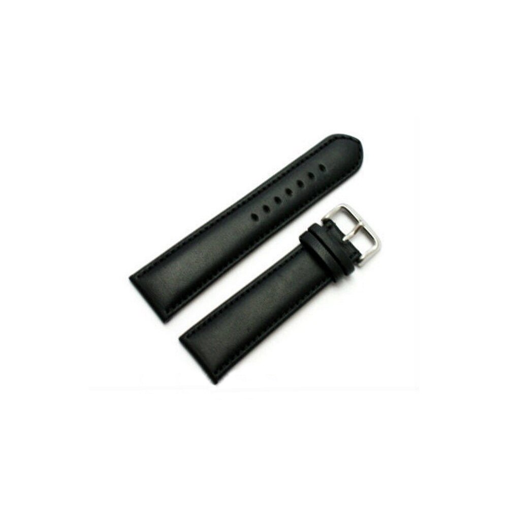 Curea de ceas Di-Modell Oregon 1670-10242, 24mm, Negru, catarama argintie