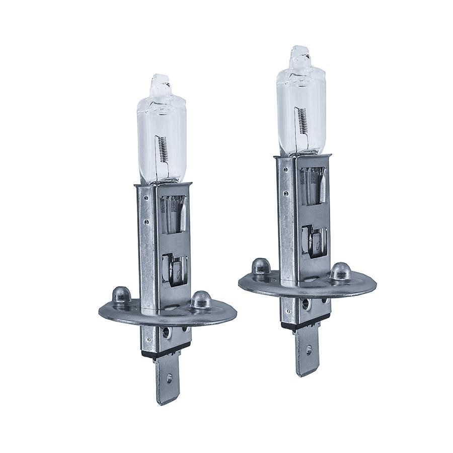 Set 2 becuri auto cu halogen H1 Tungsram Log Life 55W P14,5s