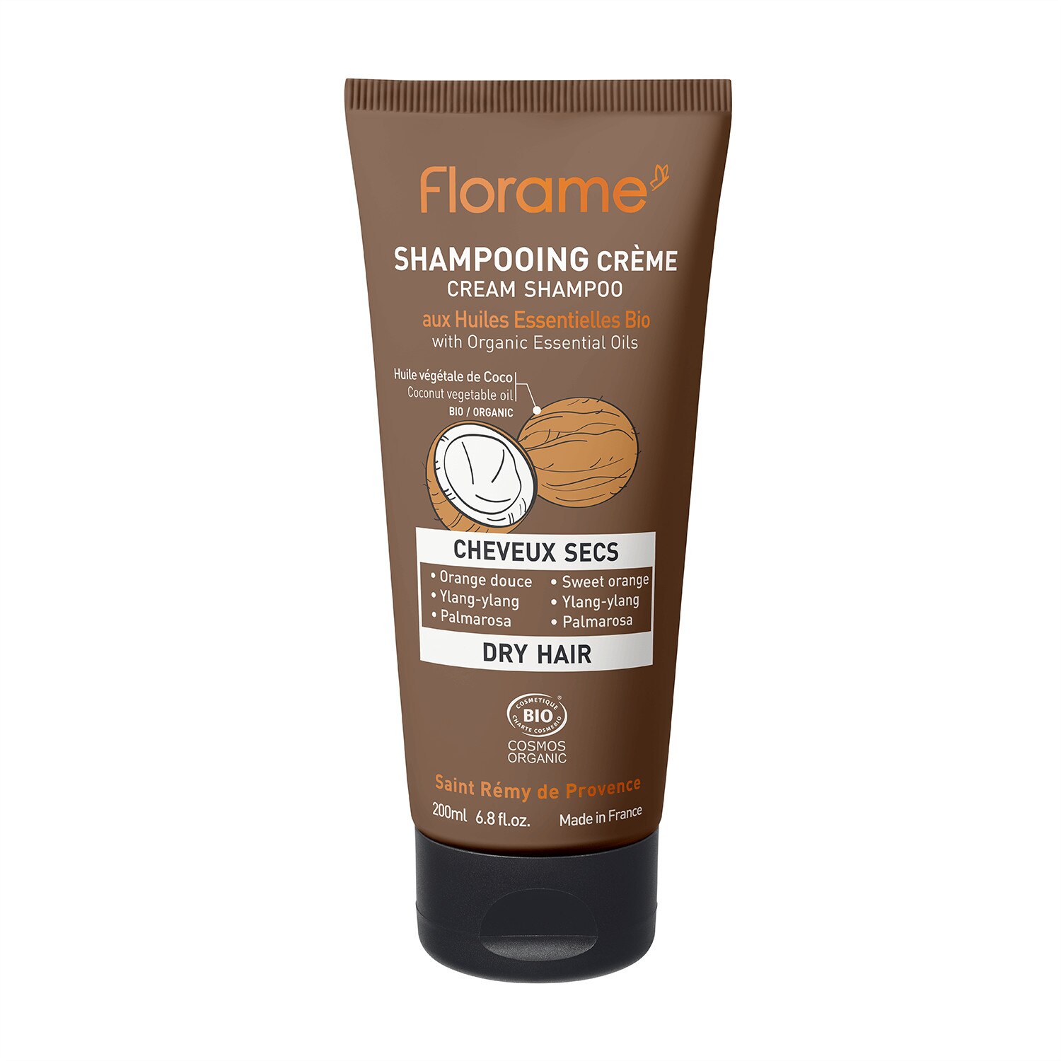 Sampon crema par uscat bio, Florame, 200ml
