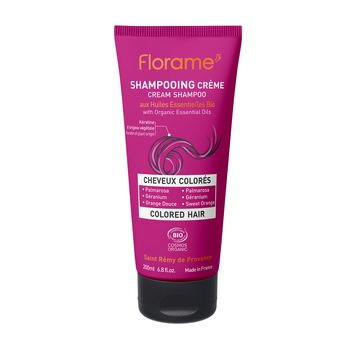 Sampon crema par vopsit bio, Florame, 200ml Sampon crema par vopsit bio, Florame, 200ml