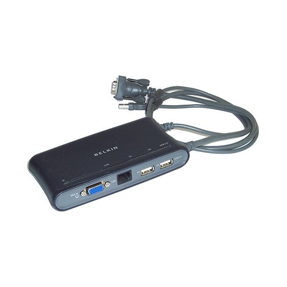 DockStation, Belkin, Hi-Speed USB 2.0, USB/LAN/VGA, gri