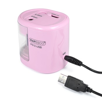 Ascutitoare electrica automata 12-USB roz Ascutitoare electrica automata 12-USB roz