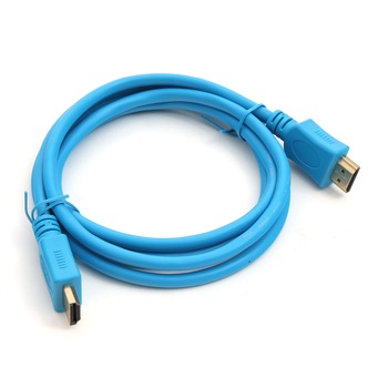 Cablu HDMI pentru dispozitive mobile 1,5 metri, Omega, albastru Cablu HDMI pentru dispozitive mobile 1,5 metri, Omega, albastru