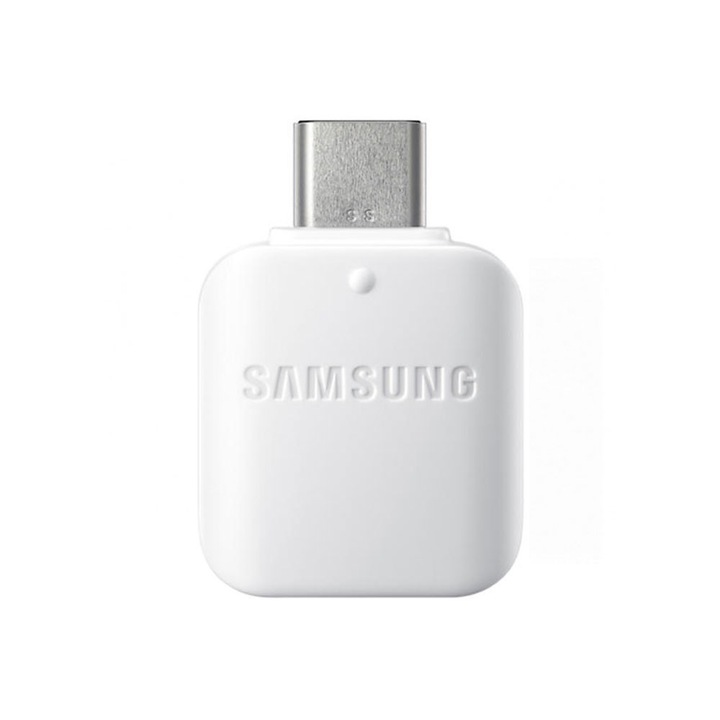 Samsung OTG адаптер - USB към USB Type-C - БЯЛ