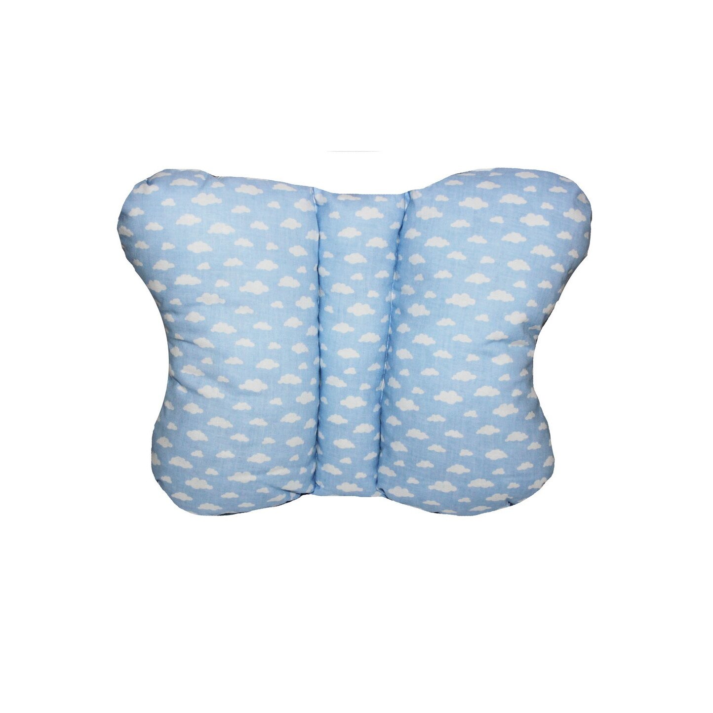 Perna fluturas, albastra cu norisori, 45x26 cm