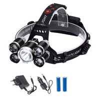 lanterna de cap cu 5 led-uri  30w  8000 lumeni cu zoom si acumulatori inclusi imagen 58_0_
0