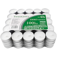 Set 100 Bucati Lumanari Pastila Timp De Ardere 4h