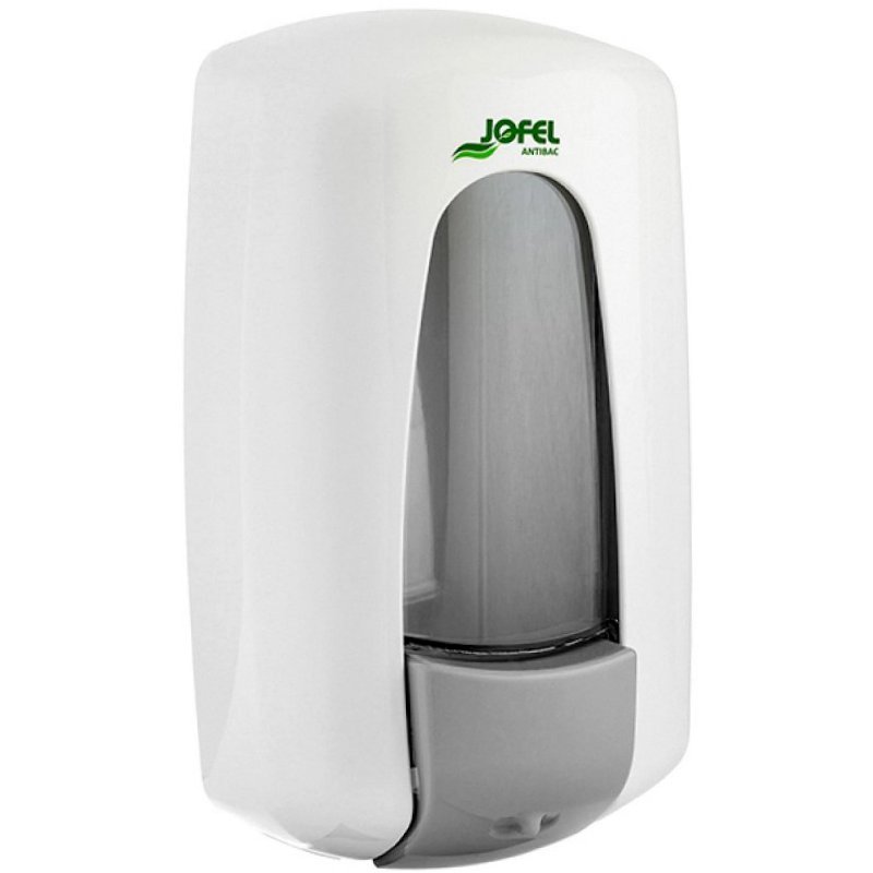 Dozator pentru sapun lichid, plastic alb ABS cu ioni de argint, 900 ml