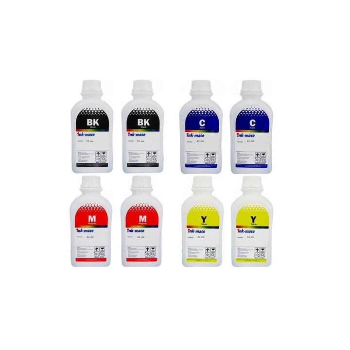 Опаковка бутилка за пълнене Ink-Mate 4000 ml PG-545 черен x 2 CL-546 циан x 2 CL-546 магента x 2 CL-546 жълт x 2 съвместим Canon