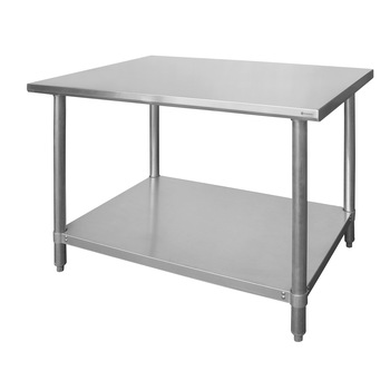 Masa de lucru centrala cu polita, Hendi, inox, 1000x600x(H)850 mm Masa de lucru centrala cu polita, Hendi, inox, 1000x600x(H)850 mm