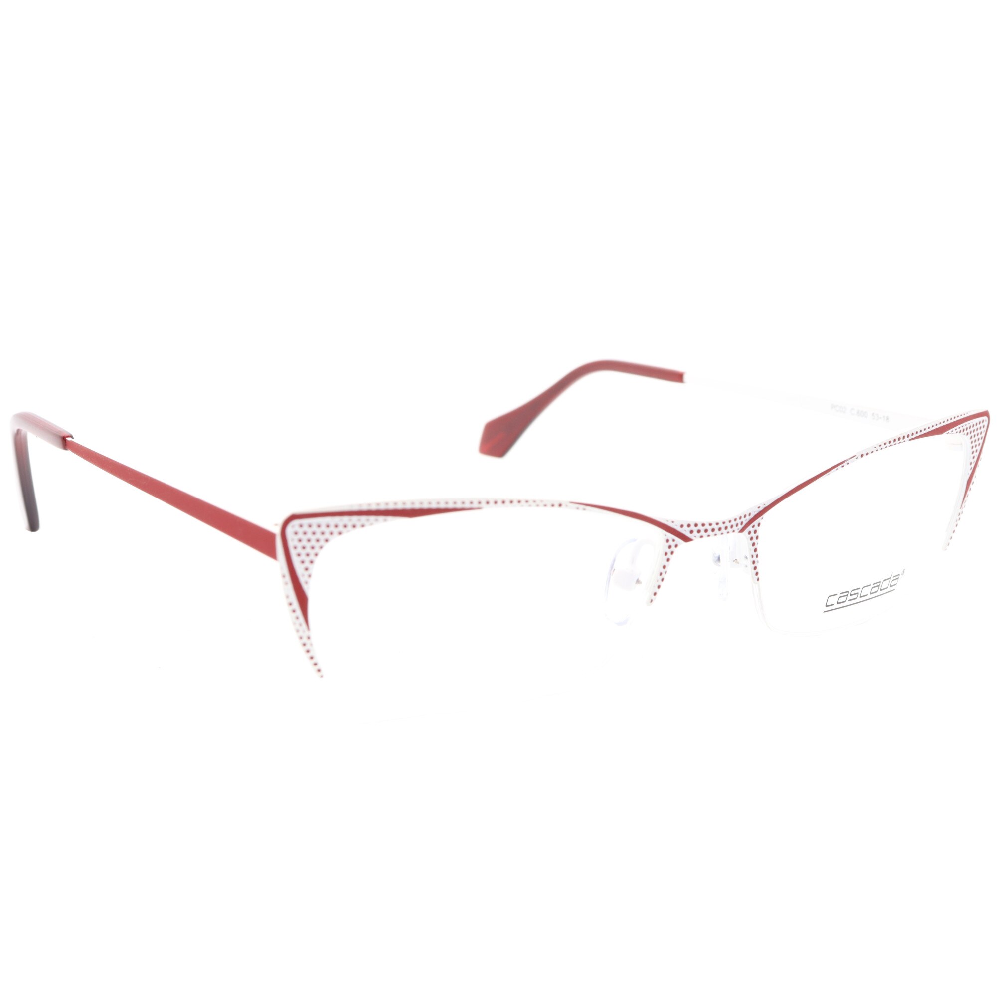 Rame ochelari de vedere, Cascada, Dama, PC 02, 53mm, Grena/Alb