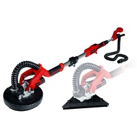 slefuitor pentru pereti tavane plafoane si rigips polizor pereti cu brat telescopic einhell te-dw 225 x 750 w 1800 rpm 225 mm diametru disc  6 discuri de slefuire  cutie transport imagen 15_0_
0