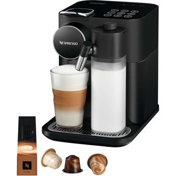 Espressor Nespresso De’Longhi Gran Lattissima Black, 19 bari, 1400 W, 1.3 l, Negru + 14 capsule cadou Espressor Nespresso De’Longhi Gran Lattissima Black, 19 bari, 1400 W, 1.3 l, Negru + 14 capsule cadou