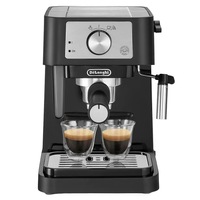 Espresor cu pompa DeLonghi Stilosa EC260.BK, 1100 W, 1 L, 15 bari, Negru