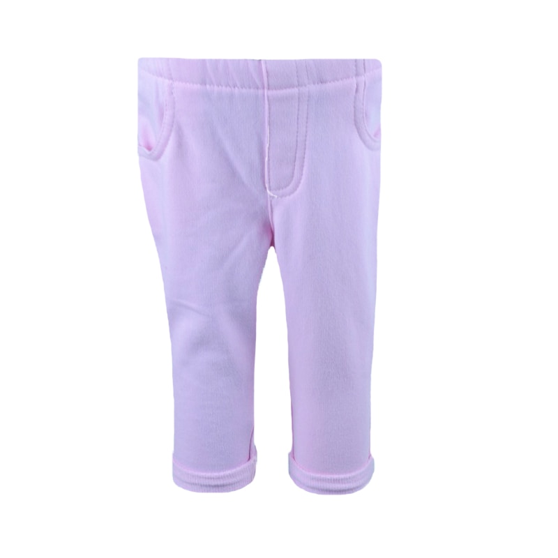 Pantaloni lungi sport, fetite, NN, uni, Roz, Roz