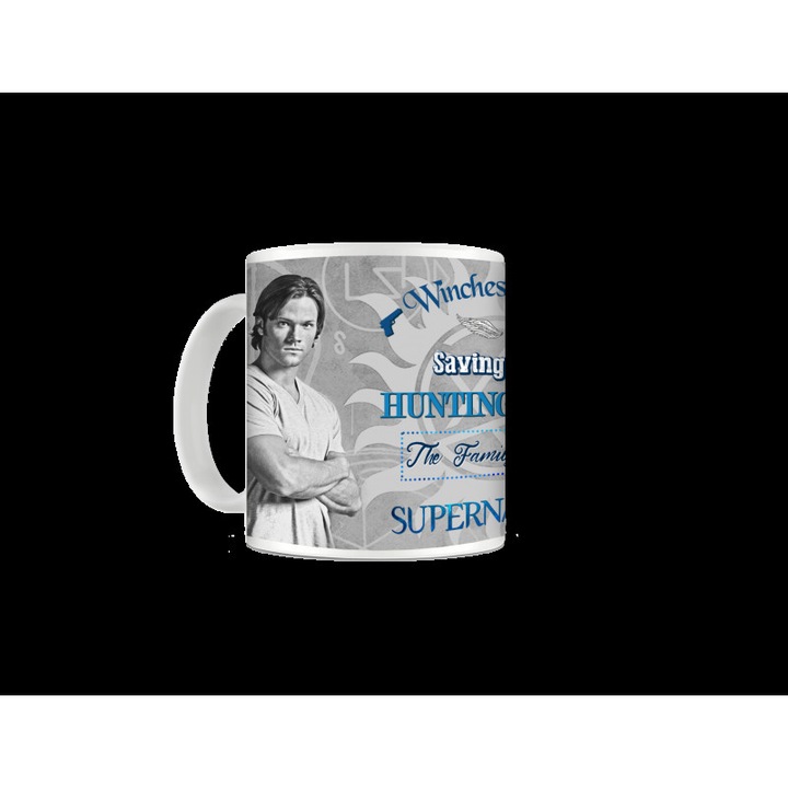 Supernatural Bögre - Sam & Dean - The Family Business, 330ml, Többszínű