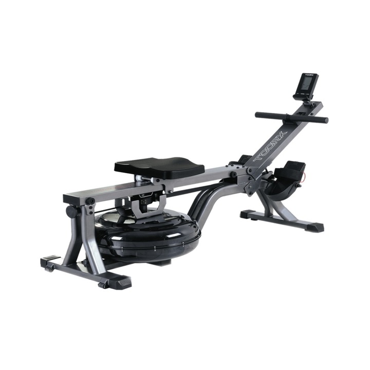 Гребен тренажор TOORX ROWER SEA COMPACT, Тегло на потребителя 130 кг, Ергономични педали, Водоустойчивост, Сгъваем, Тренировъчни програми