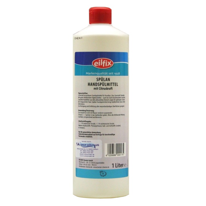 Detergent spalat vase manual Eilfix Spulan 1l