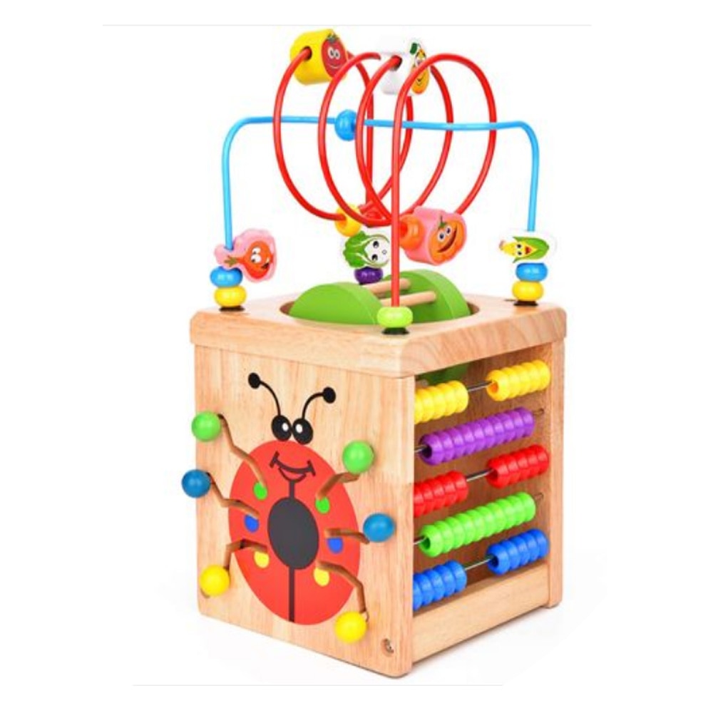 Centru de activitati 6 in 1 educativ Montessori, WD3013