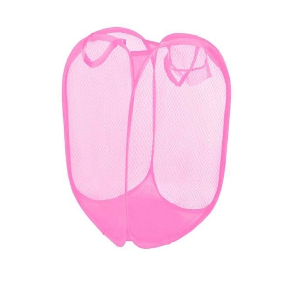 Cos pliabil universal pentru jucarii, LRTM, S100, roz