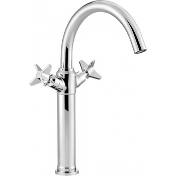 Baterie lavoar inalta Temisto BQT 025D cu montaj pe blat, finisaj crom Baterie lavoar inalta Temisto BQT 025D cu montaj pe blat, finisaj crom