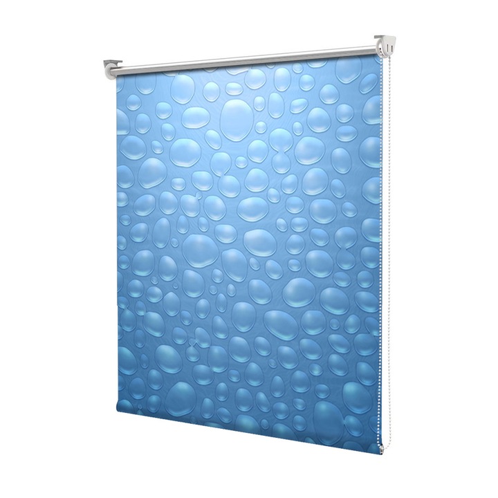 Rolete Art Shade tip Jaluzele cu Rulou si sistem inclus, Bruma, Decoratiuni, Latime 100 cm x Inaltime 250 cm