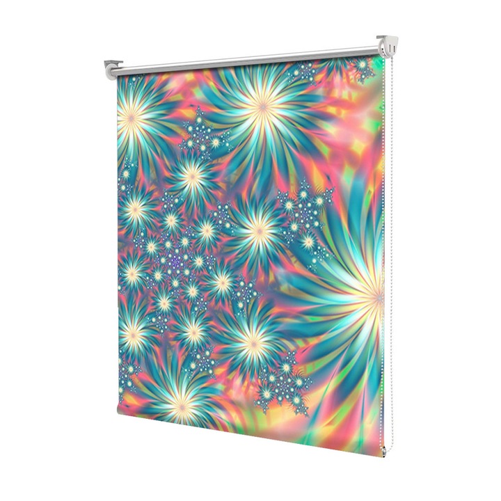 Rolete Art Shade tip Jaluzele cu Rulou si sistem inclus, Exotic, Decoratiuni, Latime 45 cm x Inaltime 130 cm