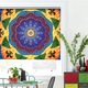 Rolete Art Shade tip Jaluzele cu Rulou si sistem inclus, Motiv tribal, Decoratiuni, Latime 95 cm x Inaltime 250 cm